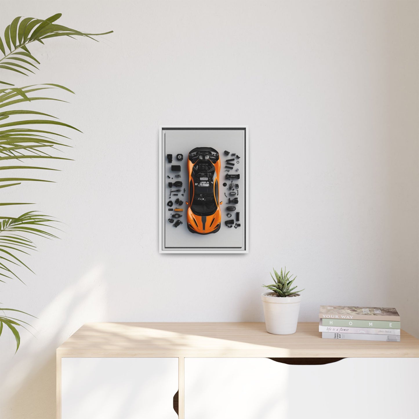 McLaren 765LT Framed Canvas
