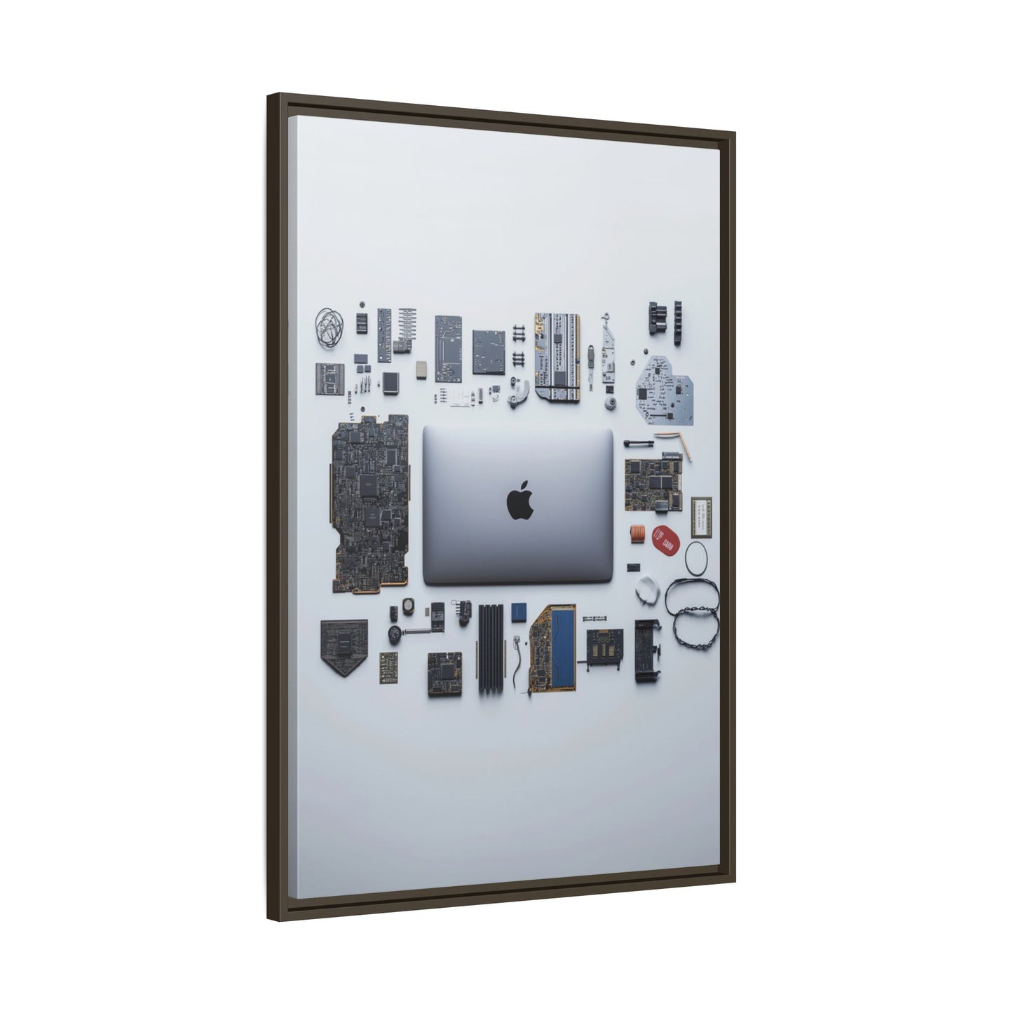 Grey Mac Framed Canvas