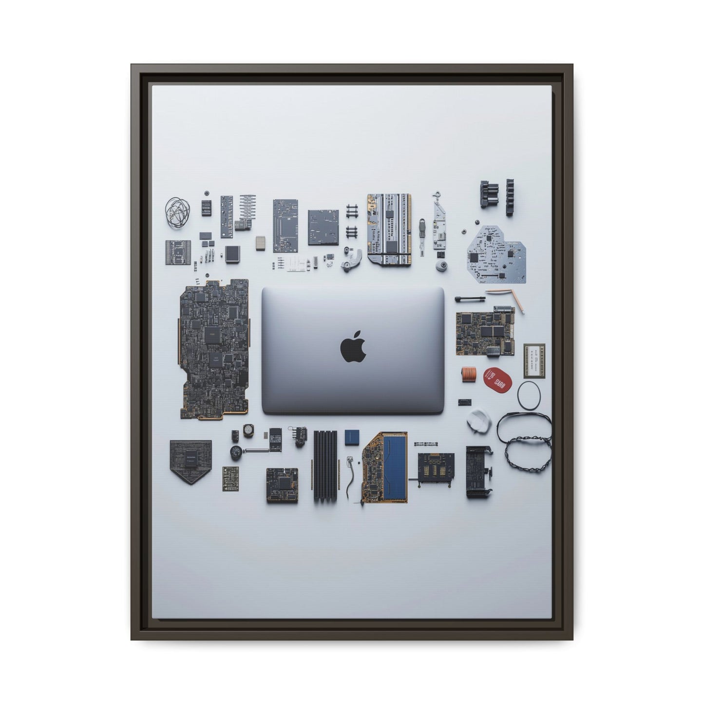 Grey Mac Framed Canvas