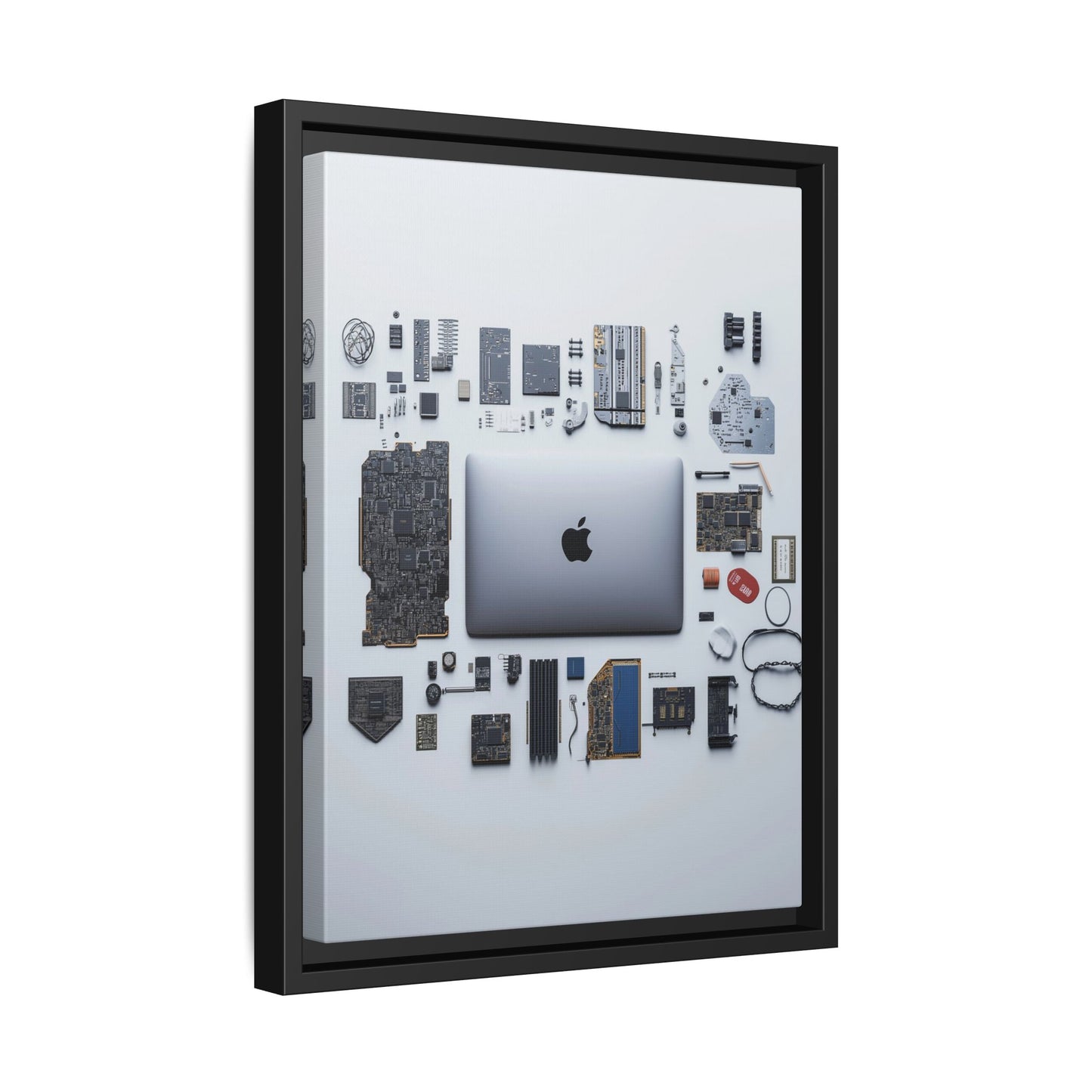 Grey Mac Framed Canvas