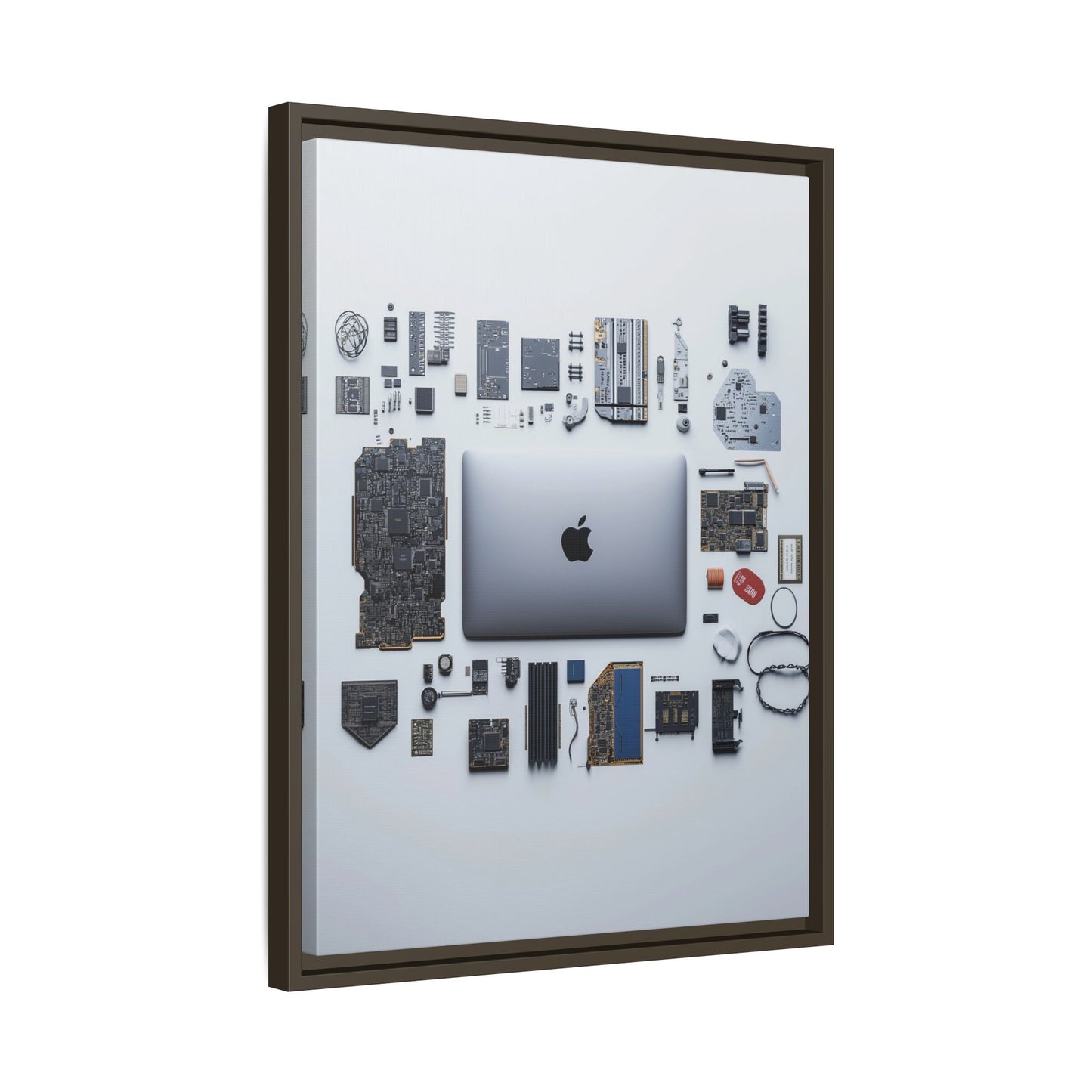 Grey Mac Framed Canvas