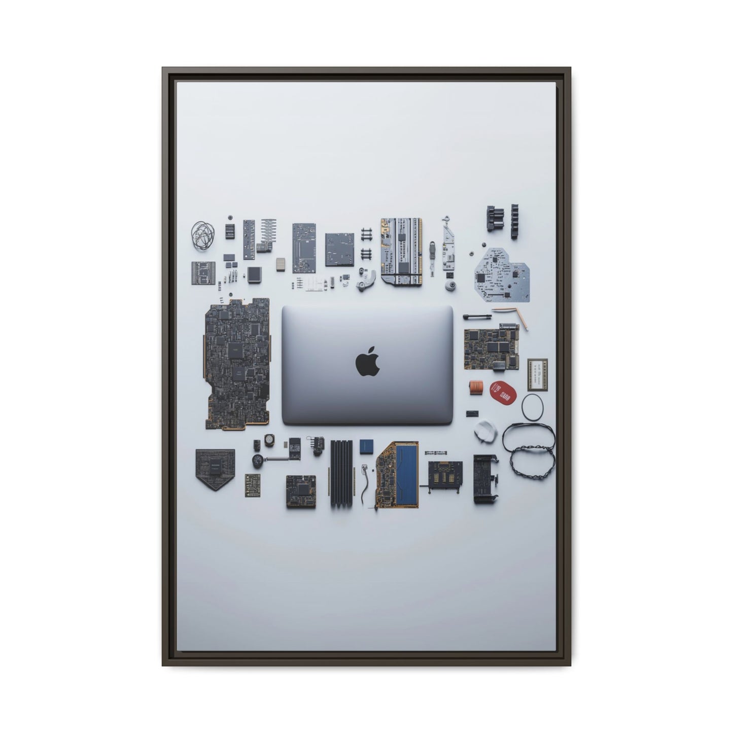 Grey Mac Framed Canvas