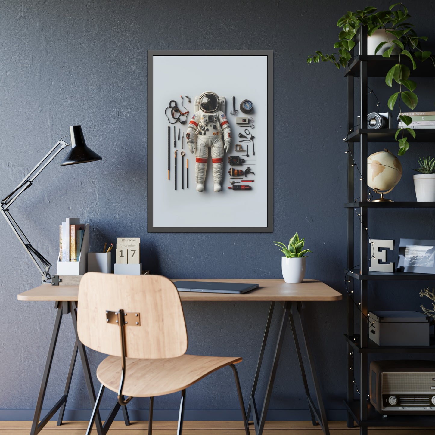 Astronaut Apollo Framed Poster US