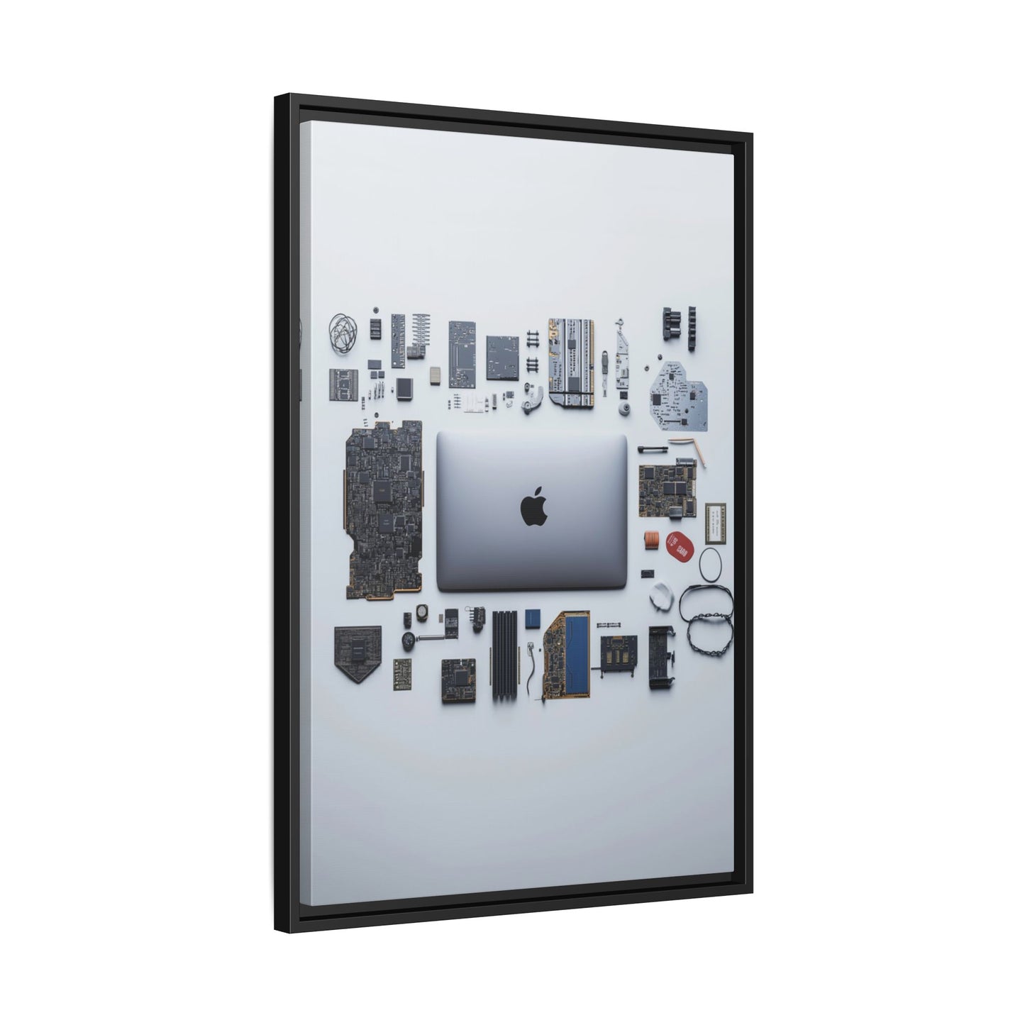 Grey Mac Framed Canvas