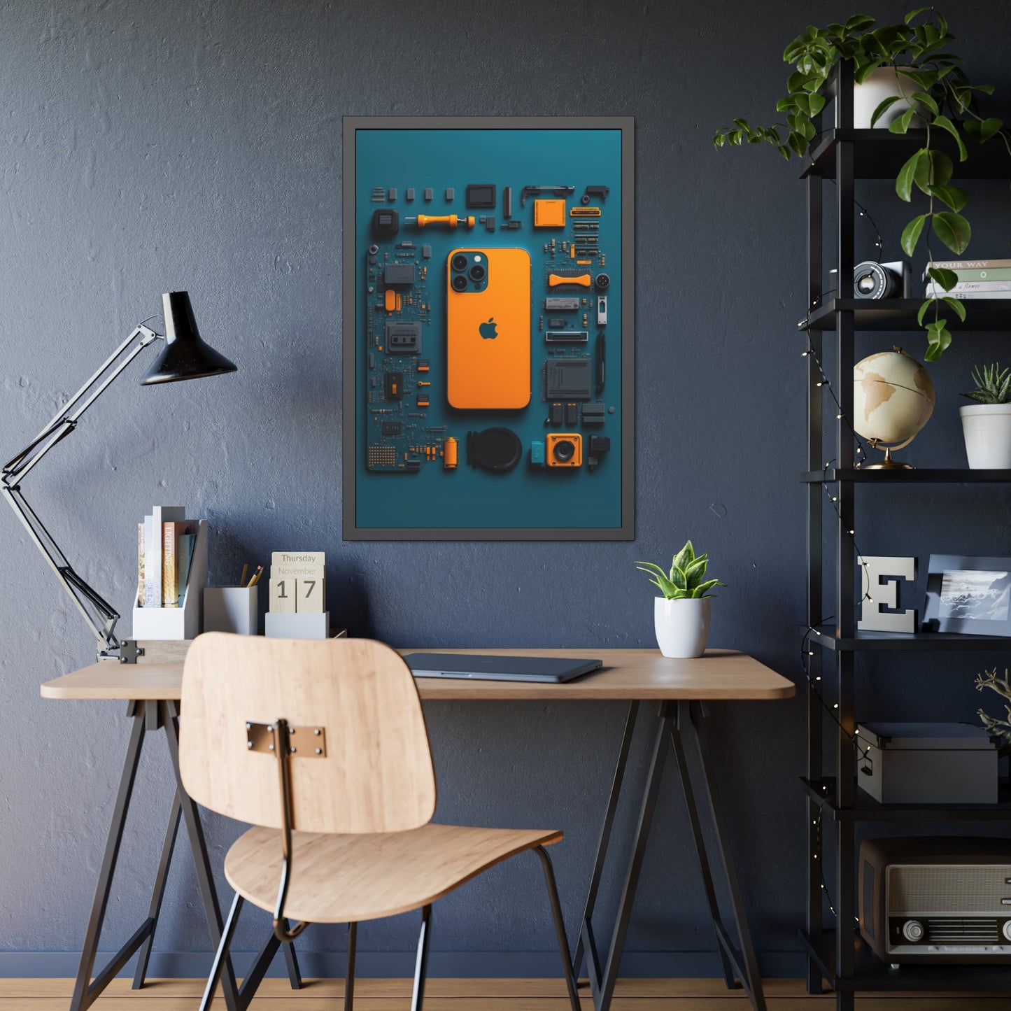 IPhone Orange Framed Poster US