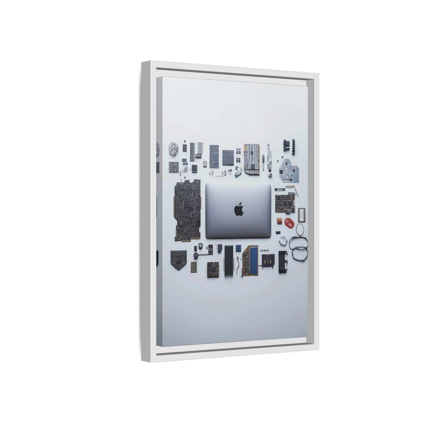 Grey Mac Framed Canvas