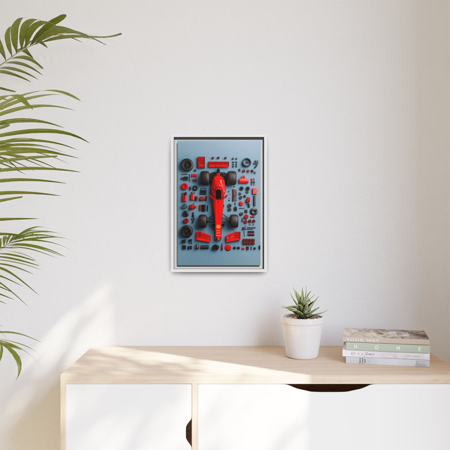 F1 Framed Canvas