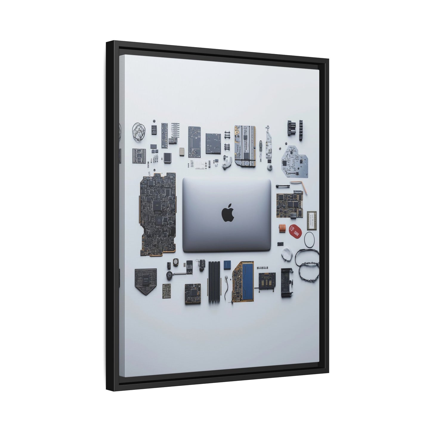 Grey Mac Framed Canvas
