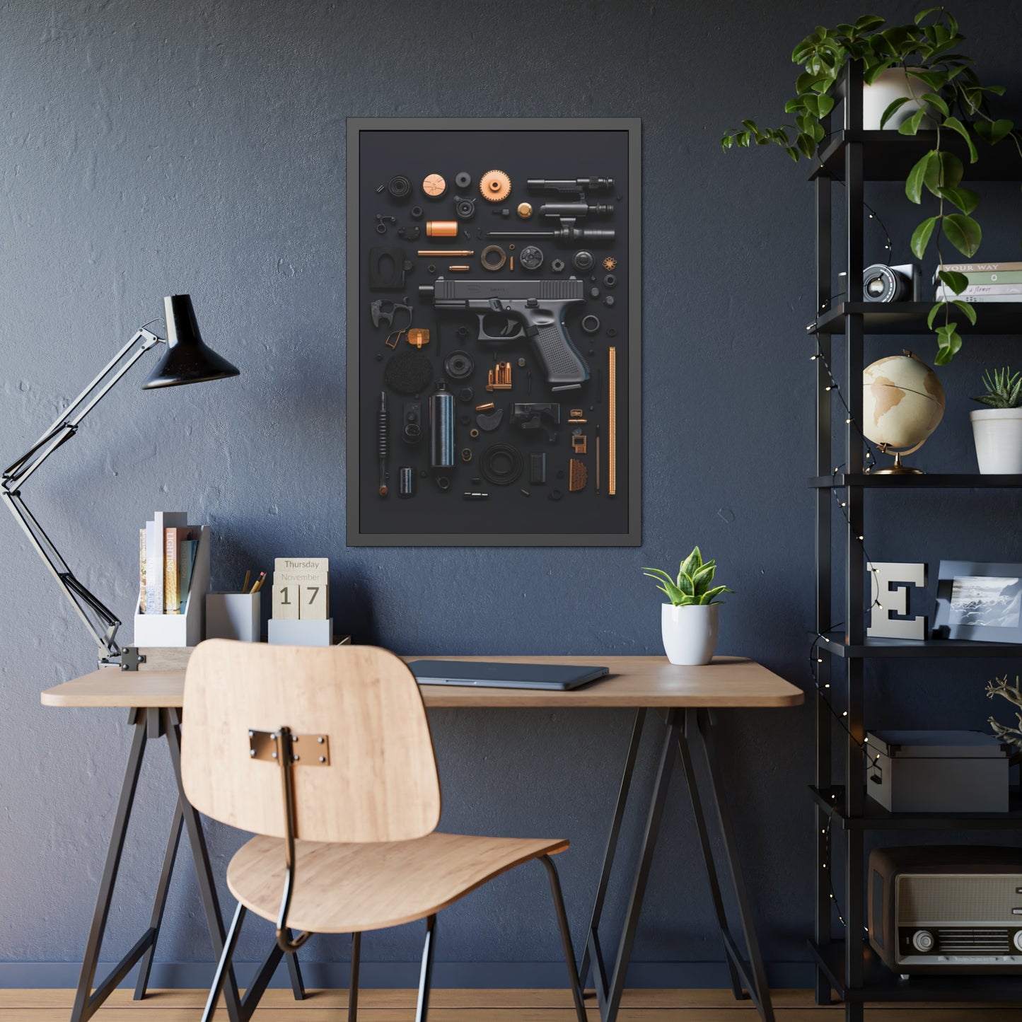 Black Gun_Art Framed Poster US