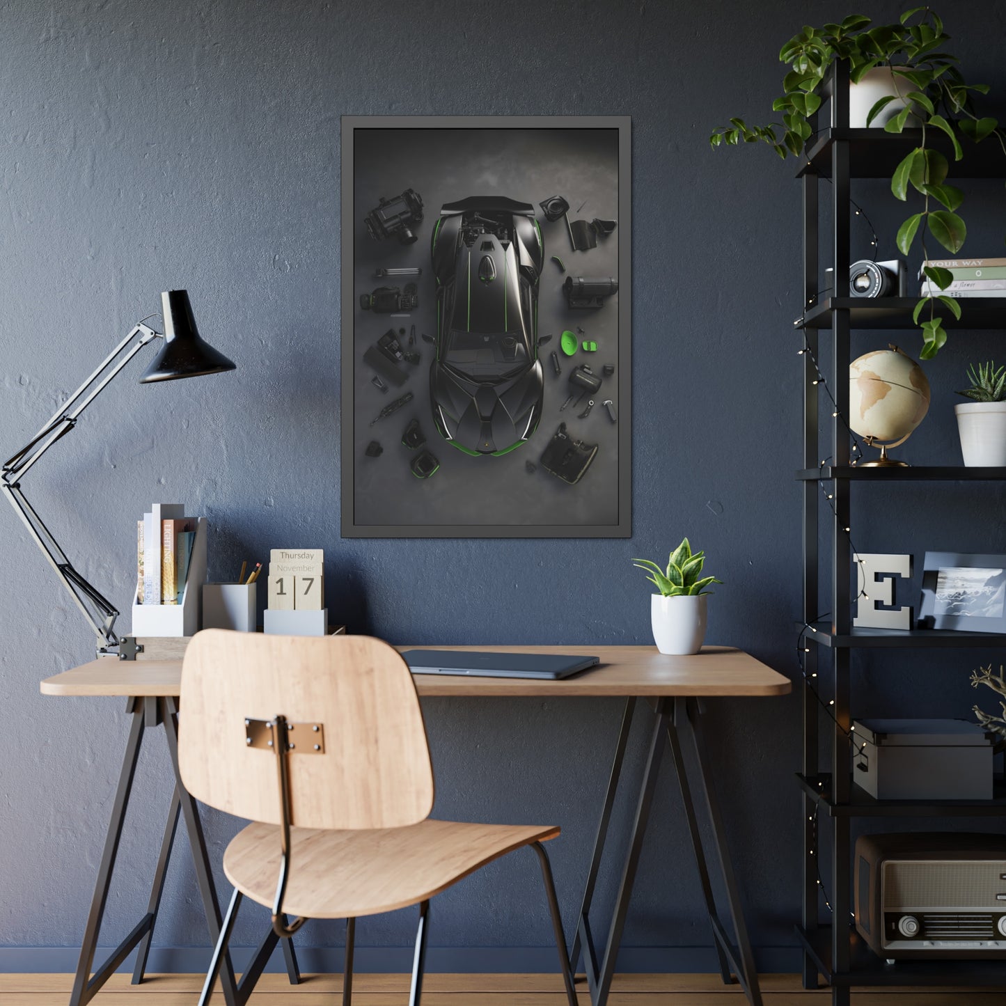 Black Lambo Framed Poster US