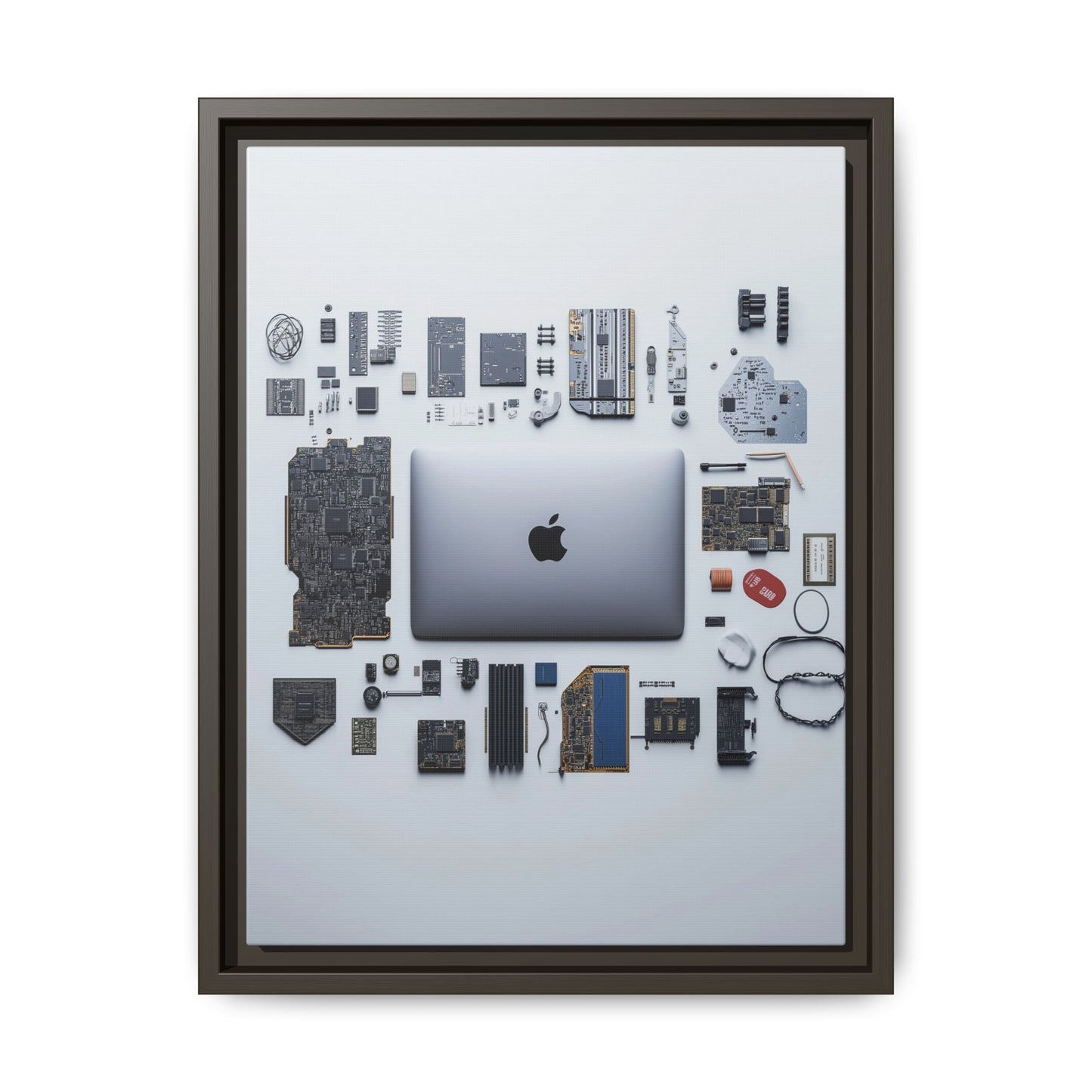 Grey Mac Framed Canvas
