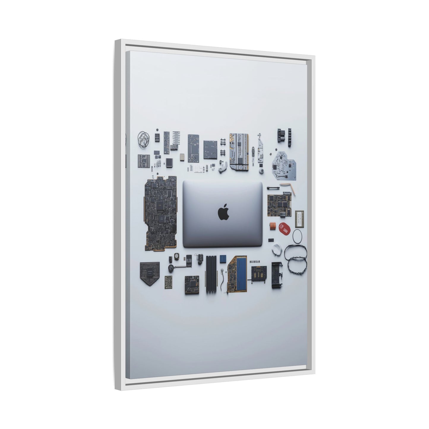 Grey Mac Framed Canvas