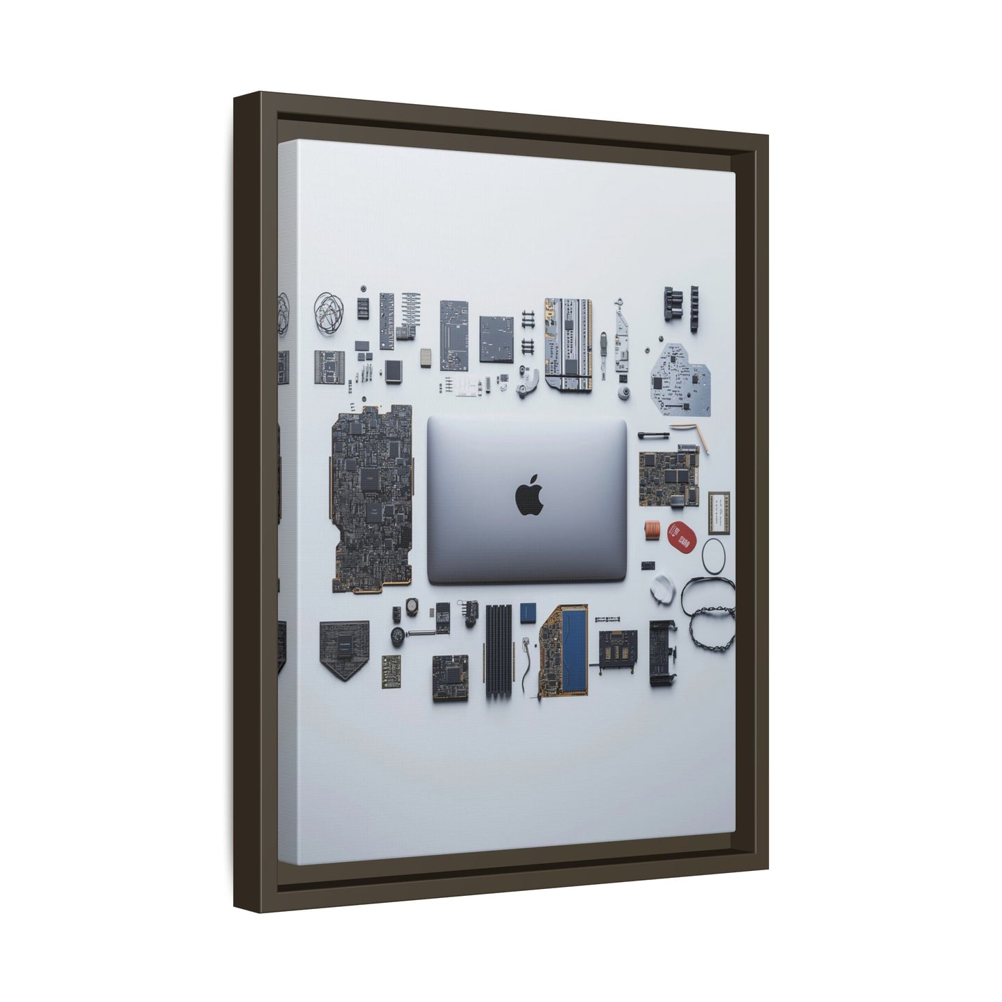 Grey Mac Framed Canvas