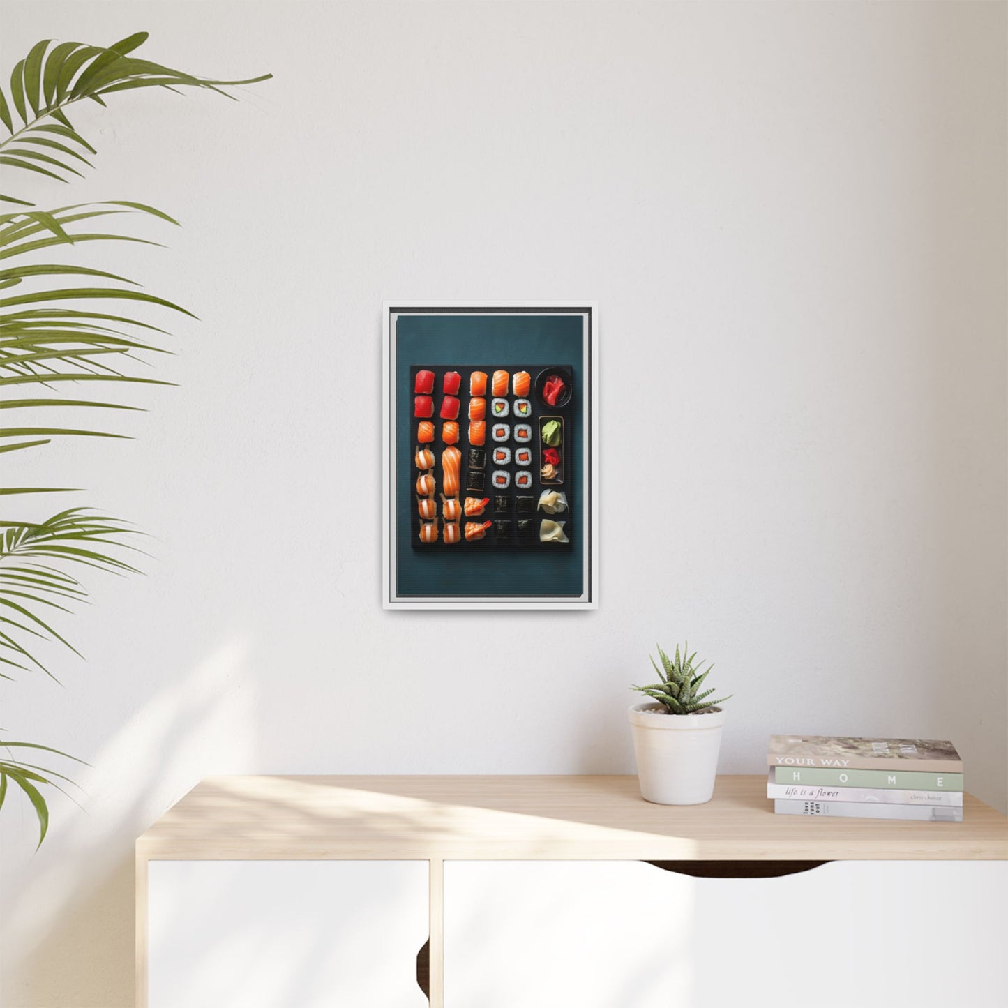 Sushi Framed Canvas