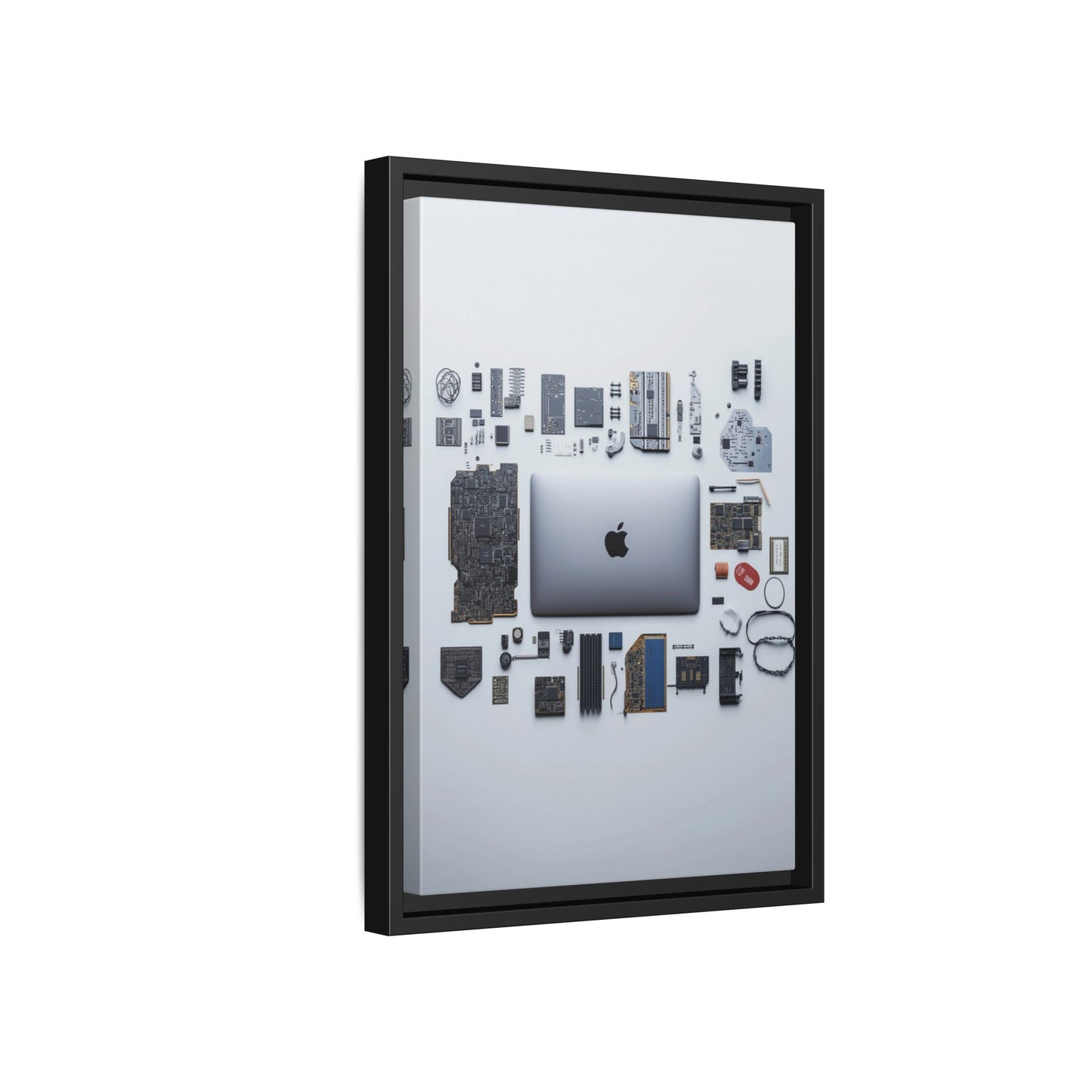 Grey Mac Framed Canvas
