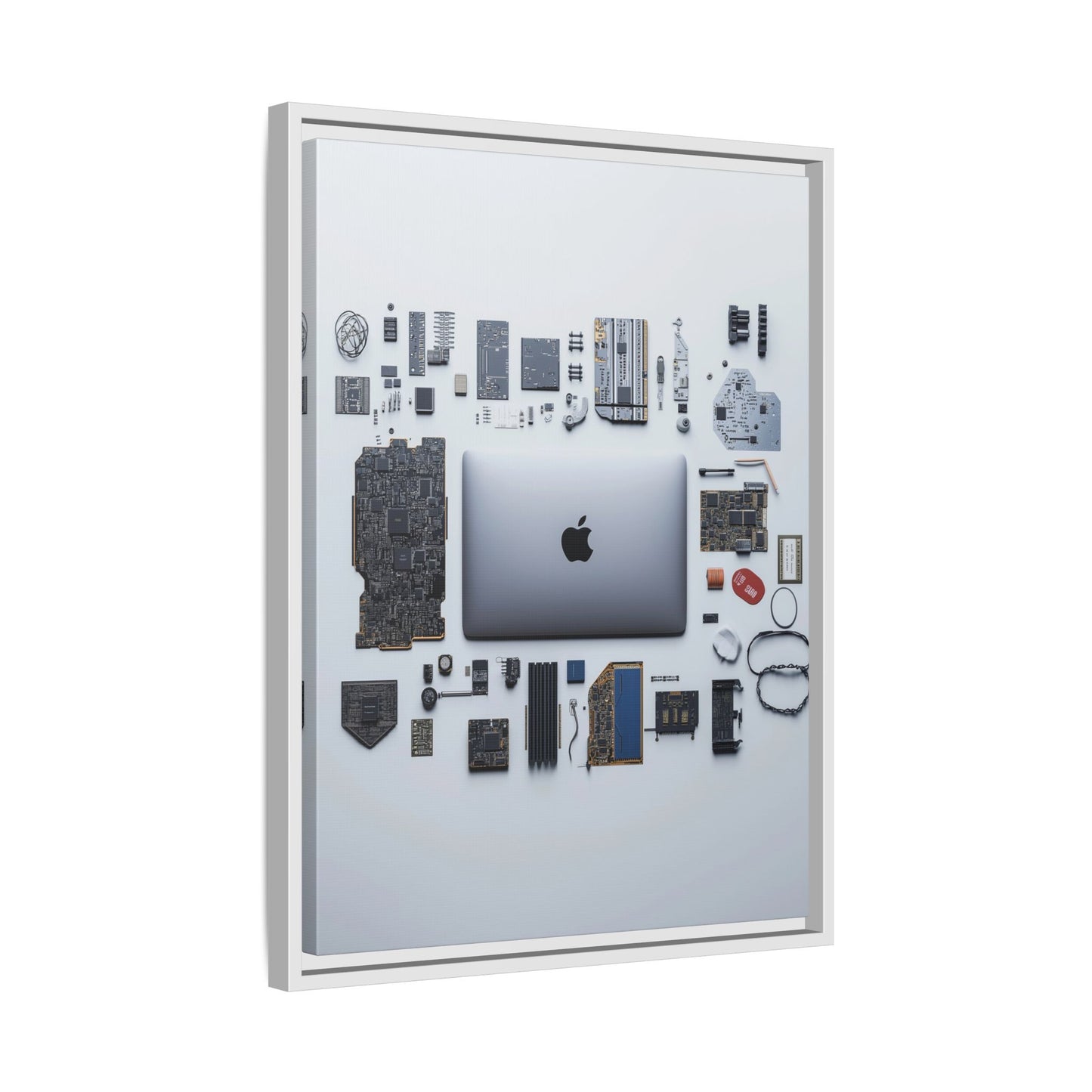 Grey Mac Framed Canvas