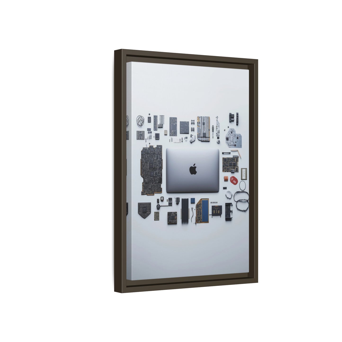 Grey Mac Framed Canvas