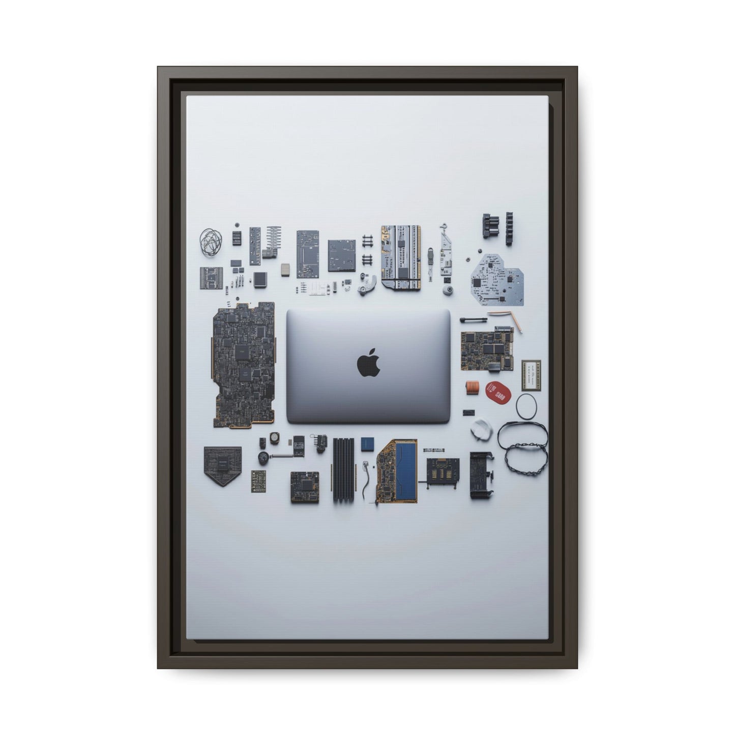 Grey Mac Framed Canvas