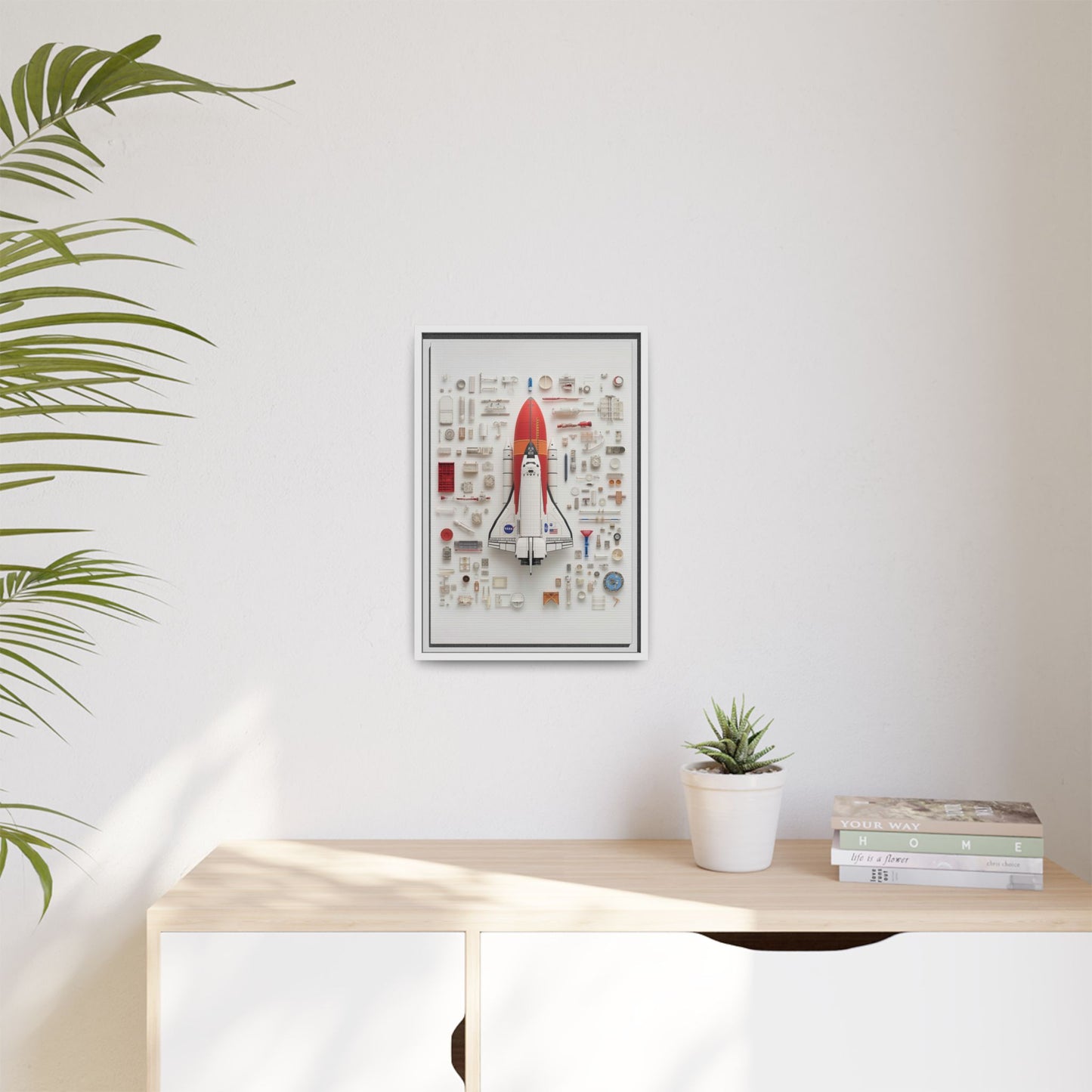 Shuttle Framed Canvas