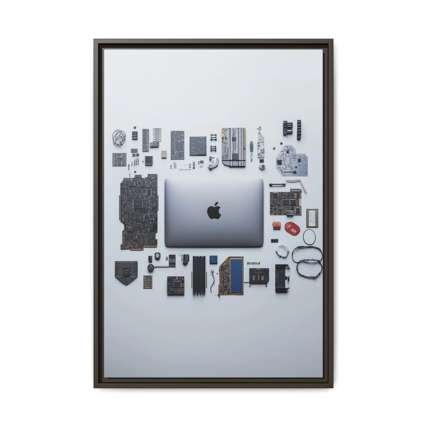 Grey Mac Framed Canvas