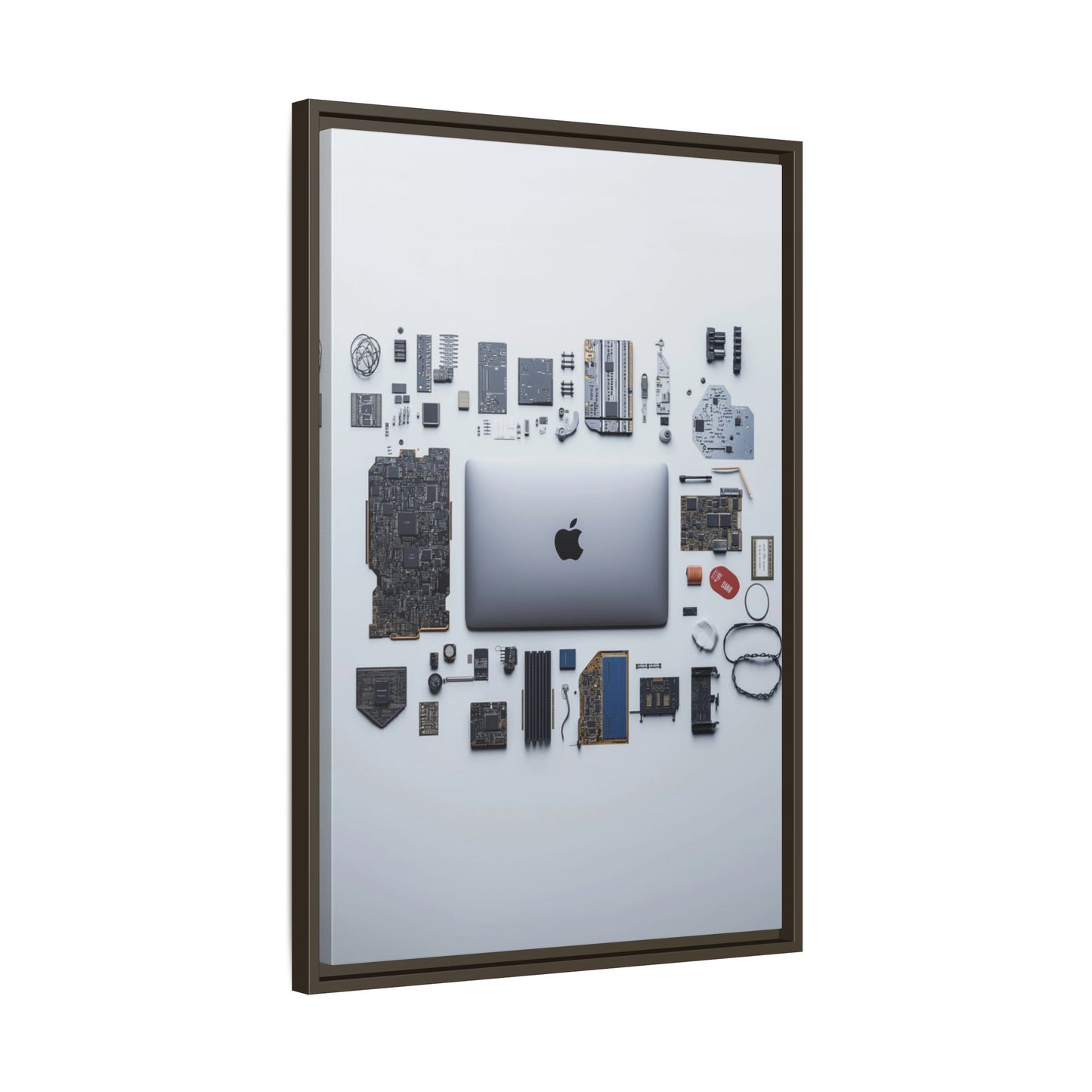 Grey Mac Framed Canvas