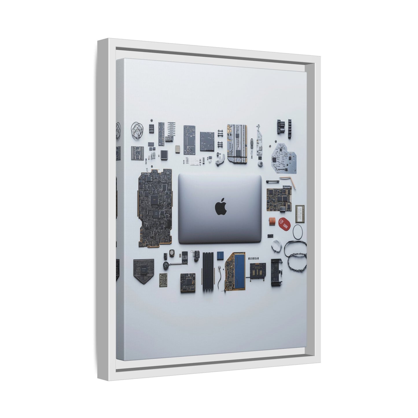 Grey Mac Framed Canvas