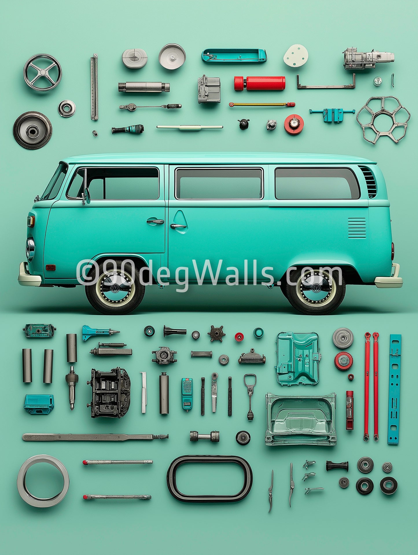 Blue Classic Van Digital