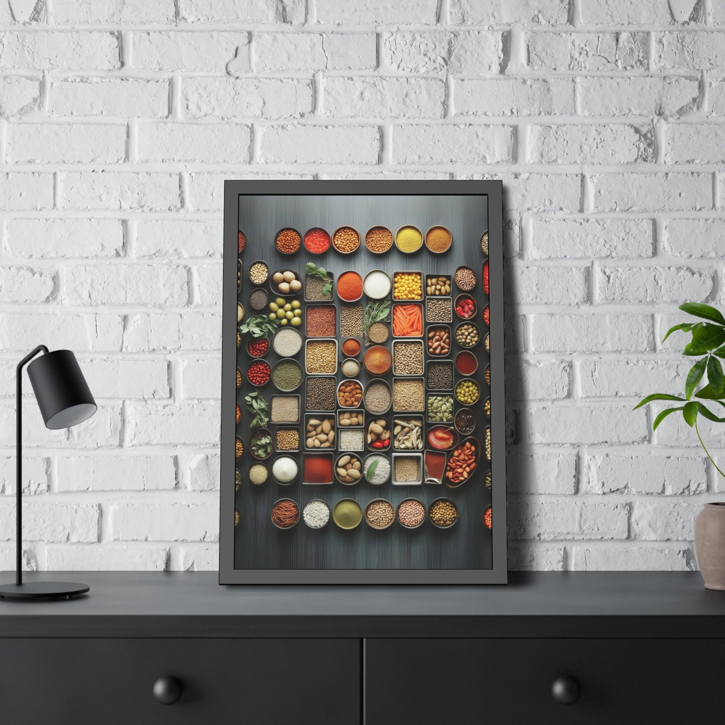 Ingredients Framed Poster US