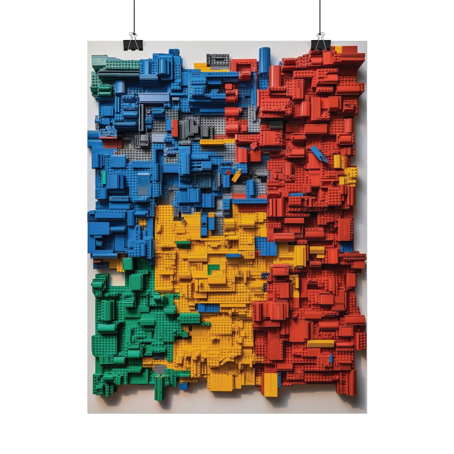 LEGO Blocks Rolled Poster