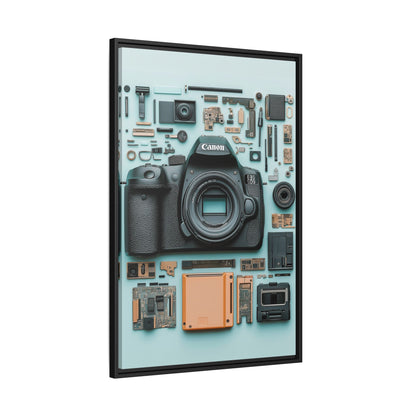 Canon Camera Framed Canvas
