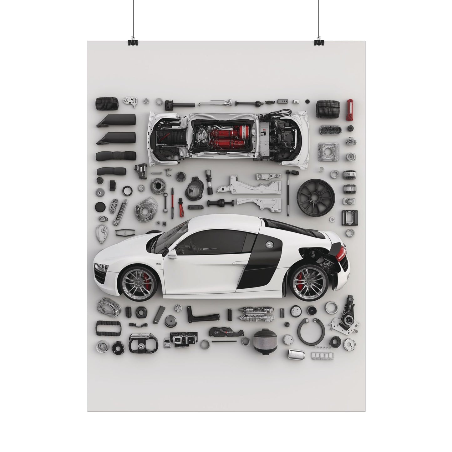 Audi R8 Rolled Poster