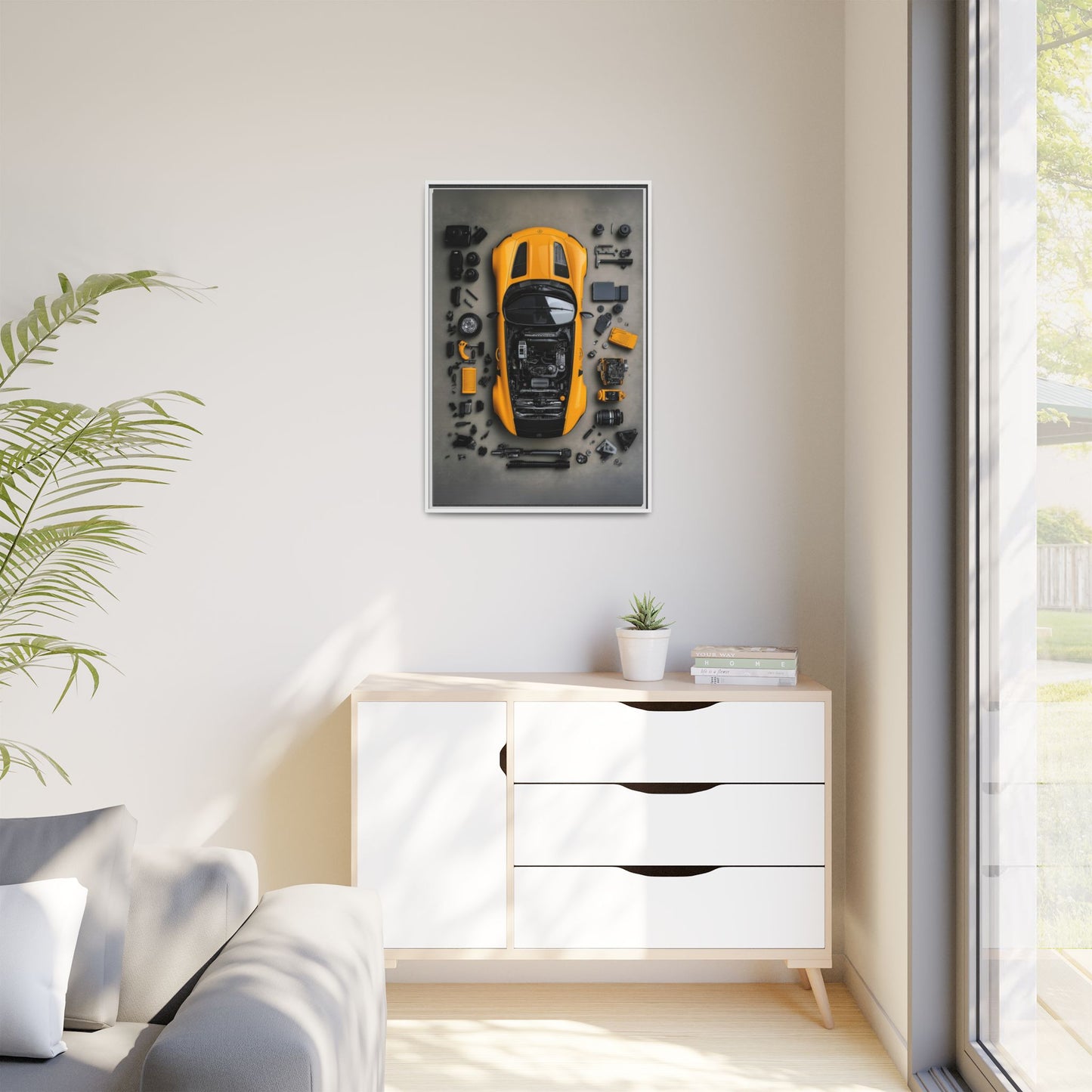 AMG GT Black Series Framed Canvas