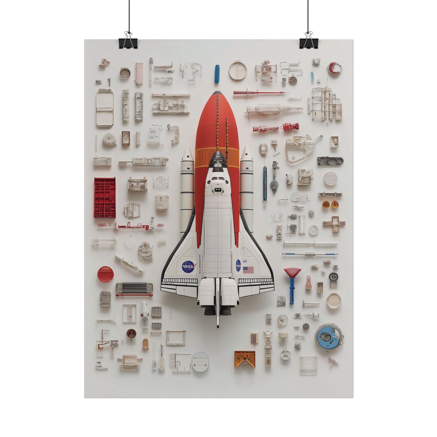 Shuttle Rolled Poster