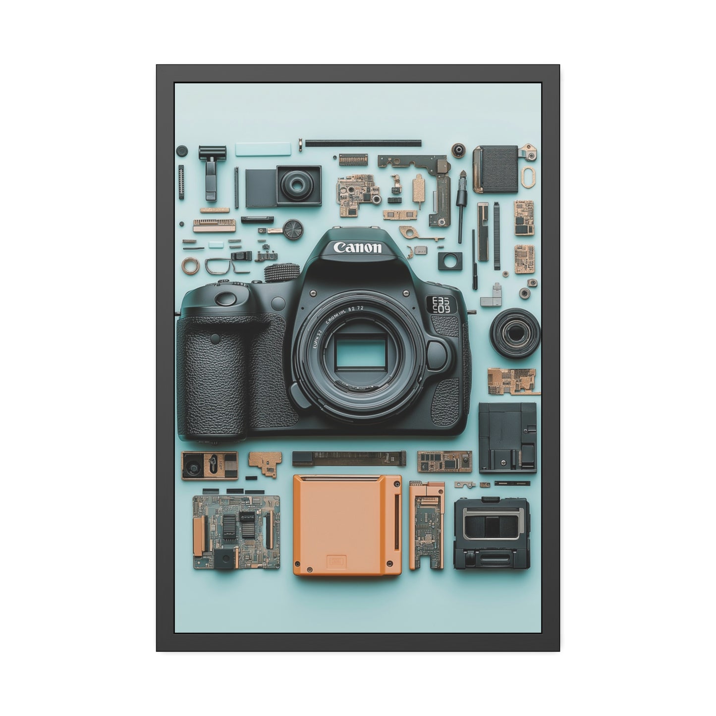 Canon Camera Framed Poster US
