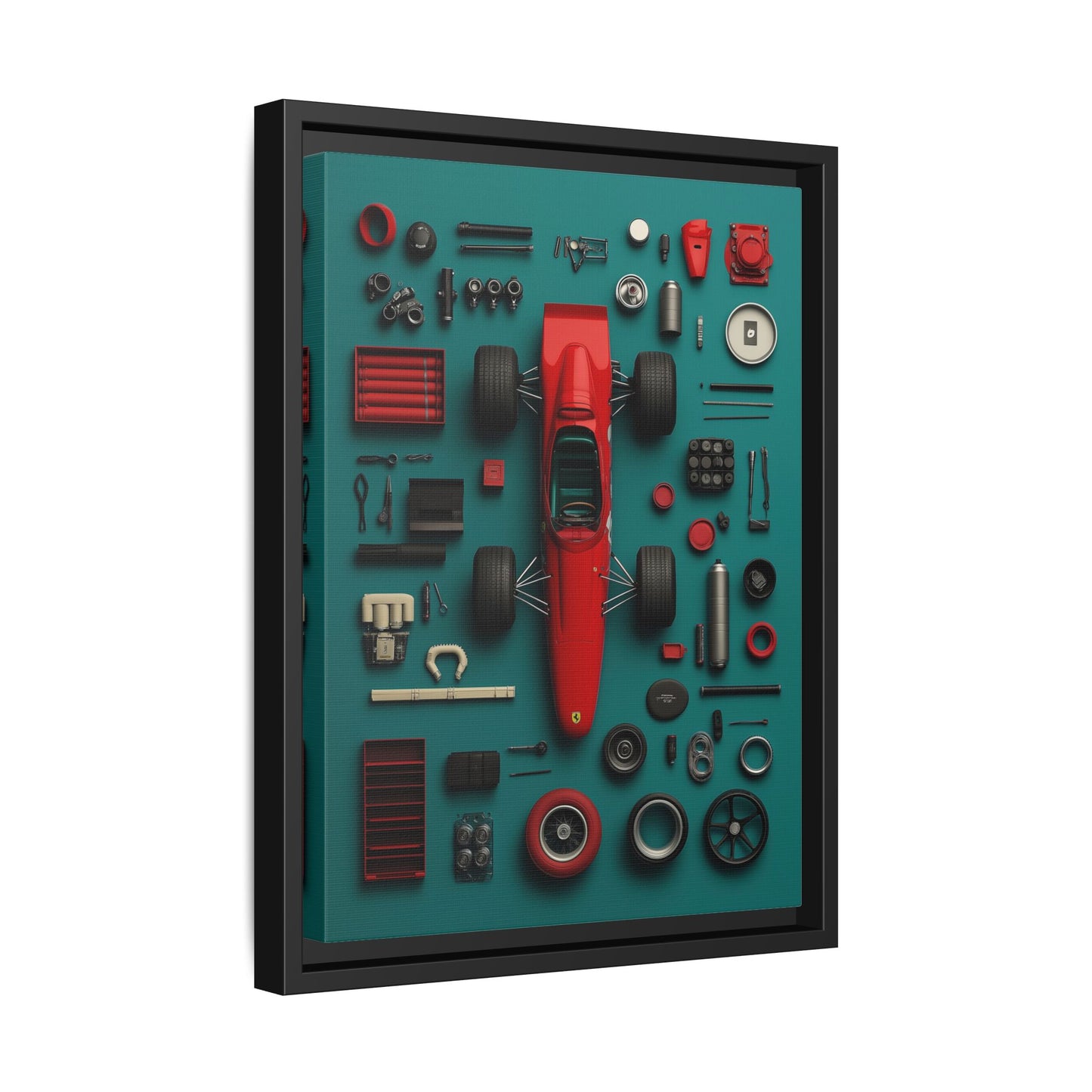 F1 Classic Framed Canvas