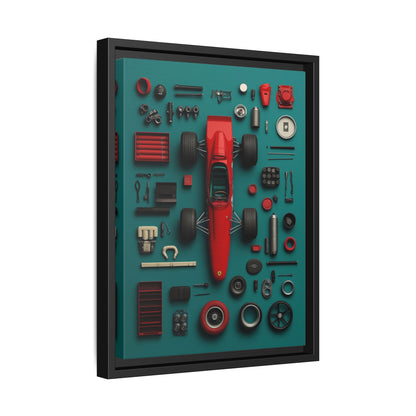 F1 Classic Framed Canvas
