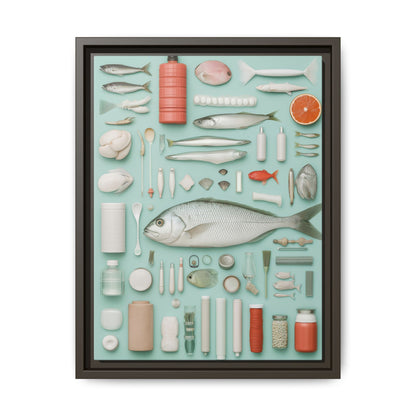 Fish Framed Canvas