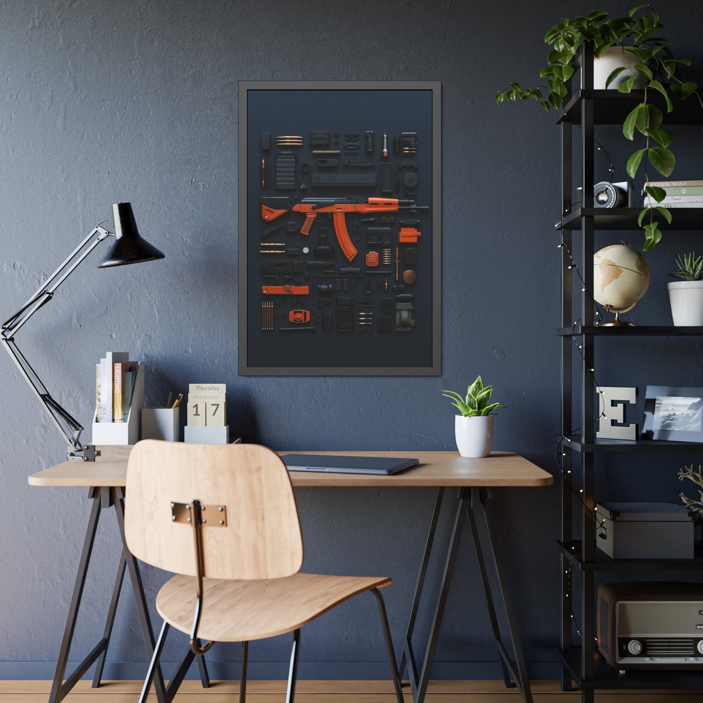 AK47 Framed Poster US