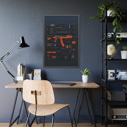 AK47 Framed Poster US