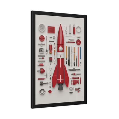 Red Rocket Framed Poster US