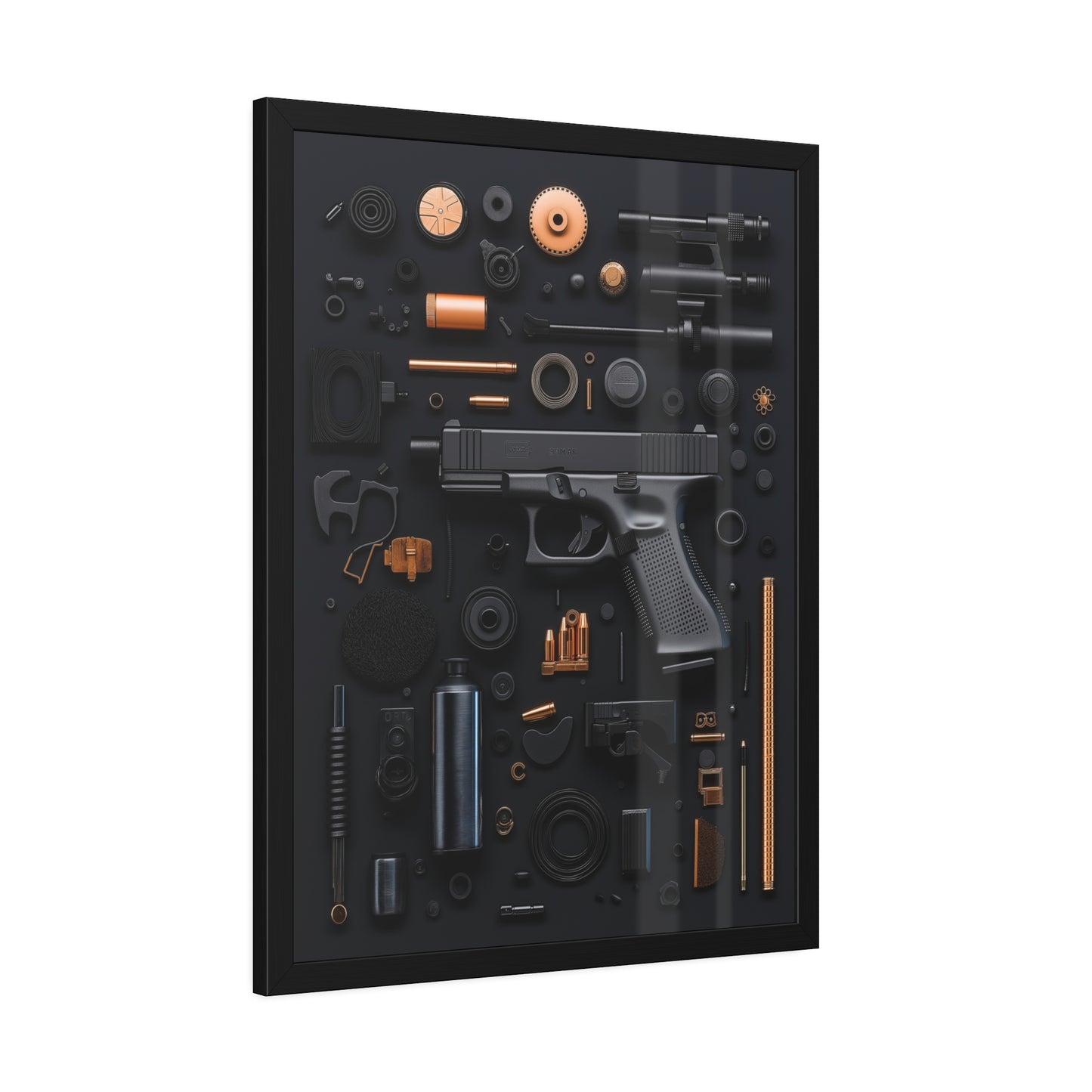 Black Gun_Art Framed Poster US