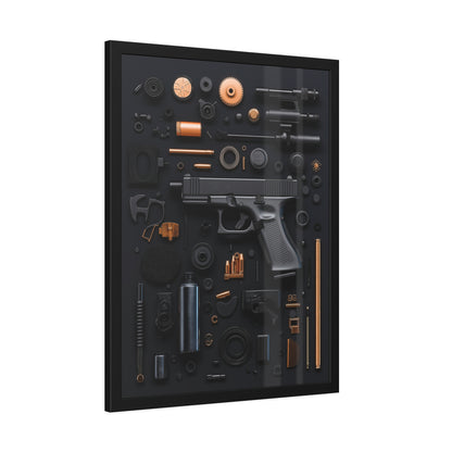 Black Gun_Art Framed Poster US