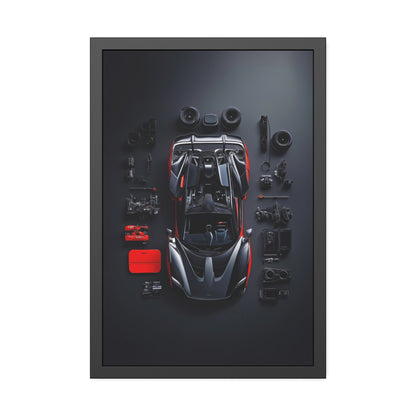 Senna Framed Poster US