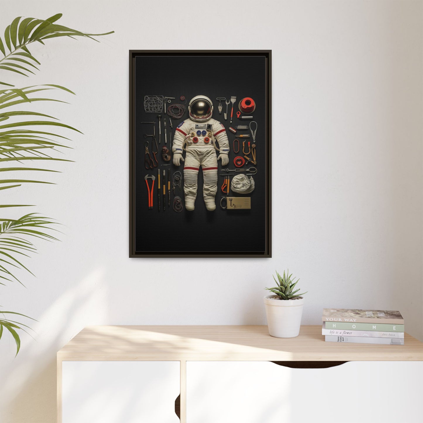 Astronaut Framed Canvas