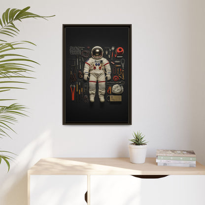 Astronaut Framed Canvas