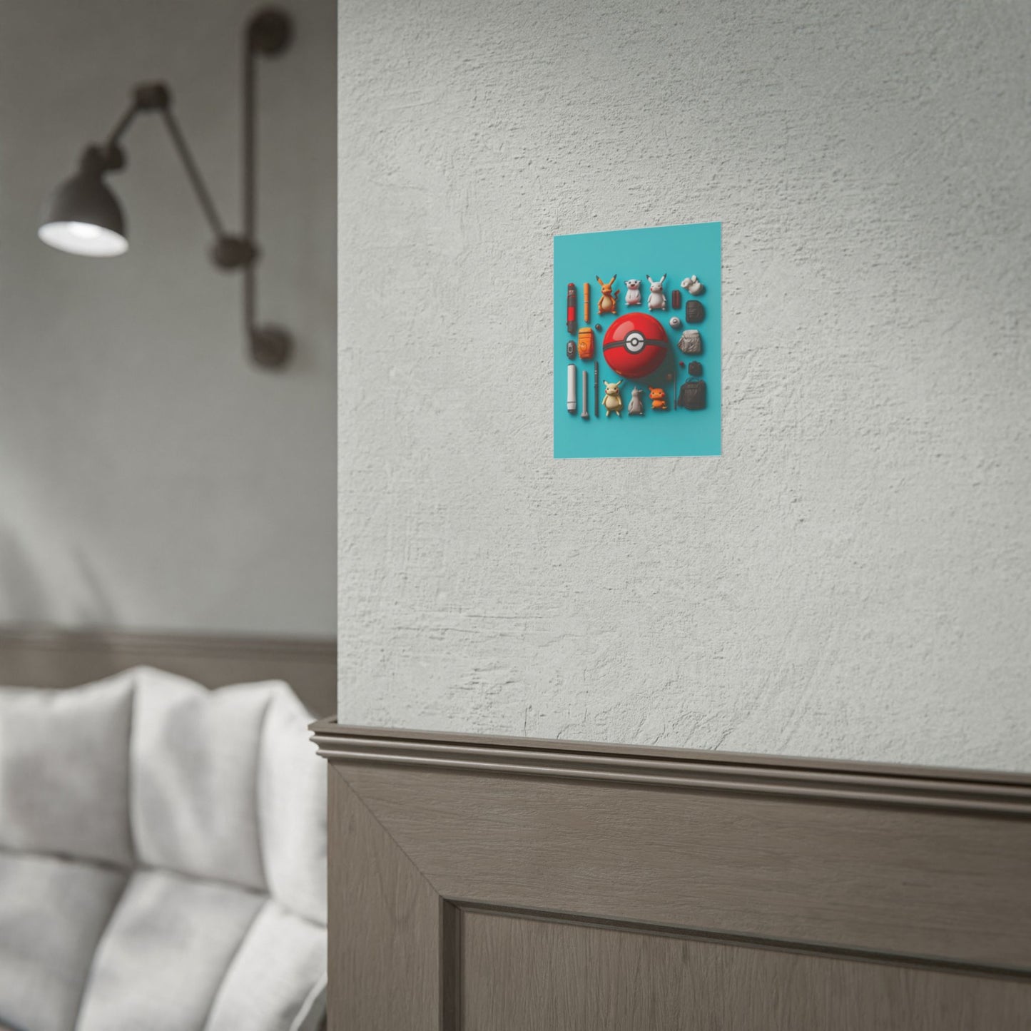 Pokemon kit Rolled Poster