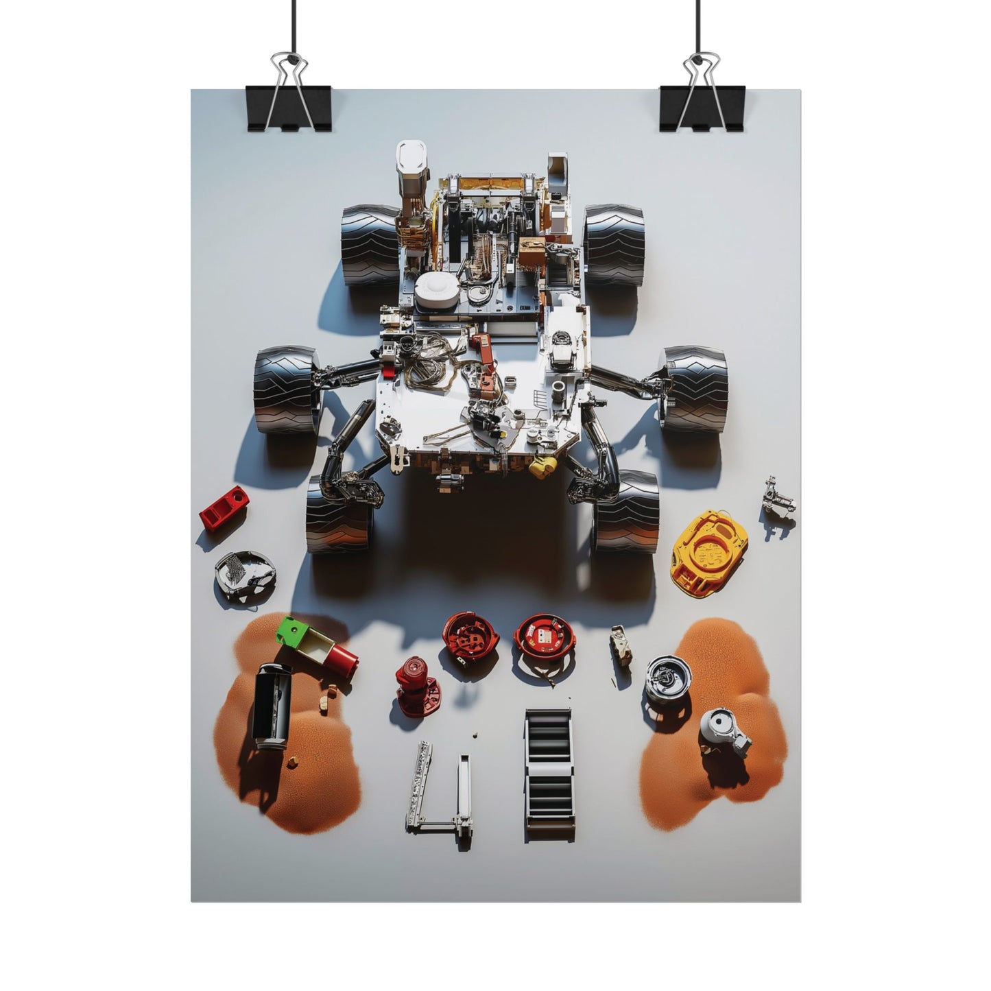 Space Rover Rolled Poster