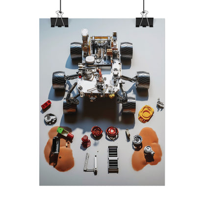 Space Rover Rolled Poster