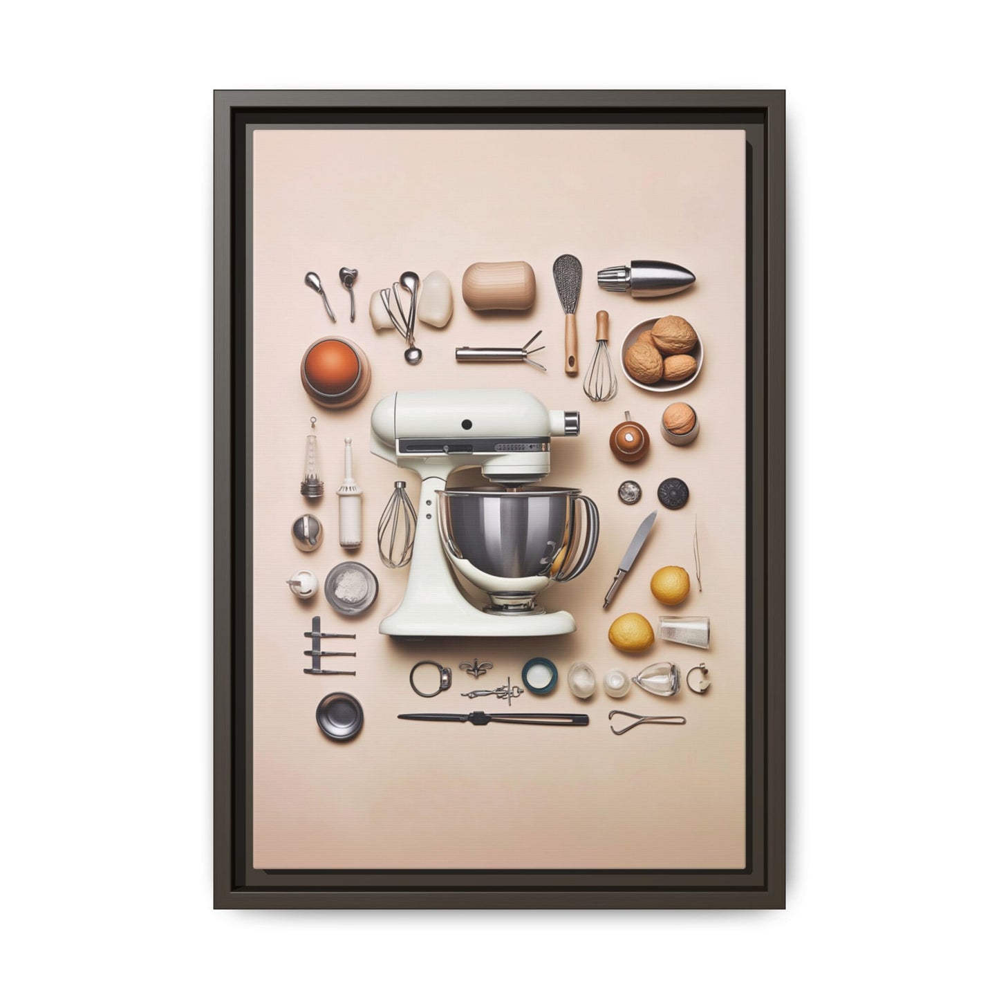 Shaker Shaker Framed Canvas