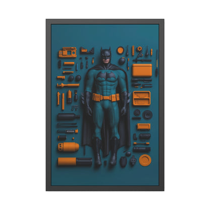 Bat man Framed Poster US